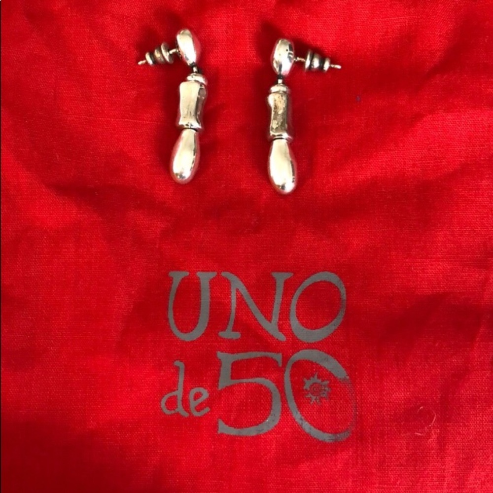 Silver earrings